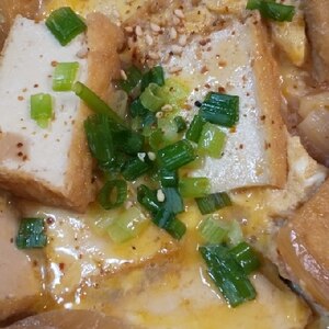 ヘルシー高野豆腐丼♪卵とじ